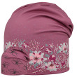 Funkčná čiapka dlhá obojstranná Lúka/kvety ružová RDX - Veľ. 3