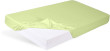 Bavlnená prestieradlo s gumou 60 x 120 cm Babymatex - Zelené