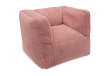 Kreslo detské Beanbag Corduroy Jollein - Wild Rose