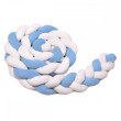 Pletený mantinel T-tomi 180 cm - White + Blue