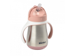 Hrnček termoizolačný so slamkou nerez 250 ml - Pink