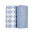 Swaddler Solid Matcha 2 balenia 110 x 110 cm Lodger - Blue Fogg