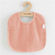 Detský froté podbradník New Baby Comfortably - Pink