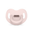 Cumlík anatomický silikón 6-18 m SX PRO Colour Essence Suavinex - Svetloružové