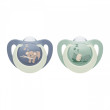 Cumlík First Choice Night 0-6 m 2 ks NUK - Hippo/Koala