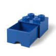 LEGO úložný box 4 s šuplíkom - Modrá