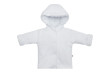 Kabátik s kapucňou wellsoft Biele kolieska Baby Service - Veľ. 62