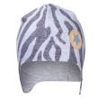 Čiapka laponka podšitá Outlast ® Šedočierny vzor / sivý melír - Veľ. 5 (49 - 53 cm)