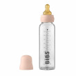 Baby Bottle sklenená fľaša Bibs 225 ml - Blush