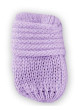 Dojčenské rukavičky pletené, zimné - Veľ. 56-68 (0-6 m) Baby Nellys - Lila