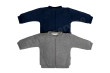 Kabátik fleece podšitý na zips teplý Baby Service - Modrý Veľ. 56