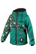 Softshellová bunda detská Medvede tyrkysová Wamu - Veľ. 110-116
