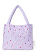 Puffy Mom Bag Studio Noos - Purple Hearts