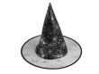 Karnevalový klobúk čarodejnícky - Čierna
