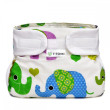 Ortopedické abdukčné nohavičky suchý zips 5-9 kg T-tomi - Green elephants