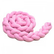 Pletený mantinel T-tomi 180 cm - Pink
