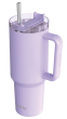 Nerezový termohrnček so slamkou Stream 1200 ml Quokka - Purple