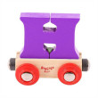 Vagónik drevenej vláčikodráhy Bigjigs Rail - Písmeno H