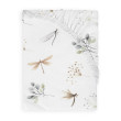 Bavlnená prestieradlo s gumou Print 60 x 120 cm Babymatex - Vážky