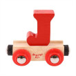 Vagónik drevenej vláčikodráhy Bigjigs Rail - Písmeno J