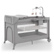 Postieľka cestovná Leody Up s príslušenstvom Kinderkraft - Grey