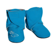 Capačky barefoot Softshell Turquoise tyrkysová Esito - Veľ. 1 - stielka: 11 cm