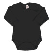 Body dlhý rukáv New Baby - čierne - Veľ. 62