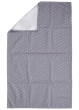 Prebaľovacia podložka 48 x 80 cm Tencel - šedé bodky