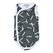 Hydrofilné body bez rukávov Romper Fold Over Sprinkle LODGER Print Carbon - Veľ. 62