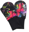 Palcové rukavice softshell Motýľ Esito čierna - 1 - 2 roky