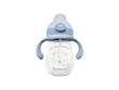 Hrnček so silikónovým náustkom 300ml 6m+ Bear with me Kikkaboo - Blue