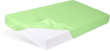 Prestieradlo jersey s gumou 70 x 140 cm BabyMatex - Zelené