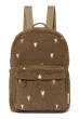 Teddy Midi Backpack - batôžtek s predným vreckom Studio Noos - Brown Hearts