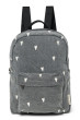 Denim Midi Backpack - batôžtek Studio Noos - Grey Hearts