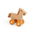 Domáce zvieratko na kolieskach Bigjigs Toys - Kôň