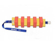 Penový plavecký pás 1000 mm červený - Červeno-žltý