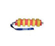 Penový plavecký pás 1000 mm žltý - Žlto-červený