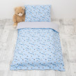 Detské obliečky Teddy bears z Jersey 100 x 135 cm - Modrá