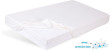 Chránič matraca s PU záterom jersey 80 x 160 x 10 BabyMatex - Biele