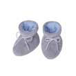 Dojčenské topánočky Minky Teddy modrá - Veľ. 1. ( 2 - 5 mes.)