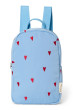 Puffy Mini Backpack - batôžtek Studio Noos - Light Blue Hearts