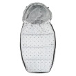 Univerzálny fusak Footmuff DeLuxe Vel. L - Light grey crowns