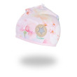 Čiapka podšitá Outlast® - sv.ružová kvety/ružová baby - veľ. 3 (42-44 cm)