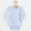 Dojčenské celorozopínacie body Classic II modré New Baby - Veľ. 62