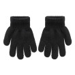Detské pletené prstové rukavice 9 - 11 rokov - Čierne