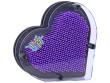 Toys&Trends Pin it! v tvare srdca 15 cm 3D odtlačky - Fialová