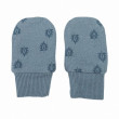 Dojčenské rukavičky LODGER Mittens Print Rib - Ocean