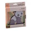 The Wildies Family drevené mini puzzle - Bear