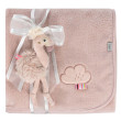 Maznacia deka Baby Fehn Lazy - plameniak pink