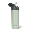 Termoska na tekutiny so slamkou 400 ml Zopa - Pistacio green